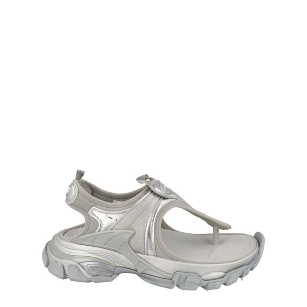 Balenciaga Track Sandals Silver Womens